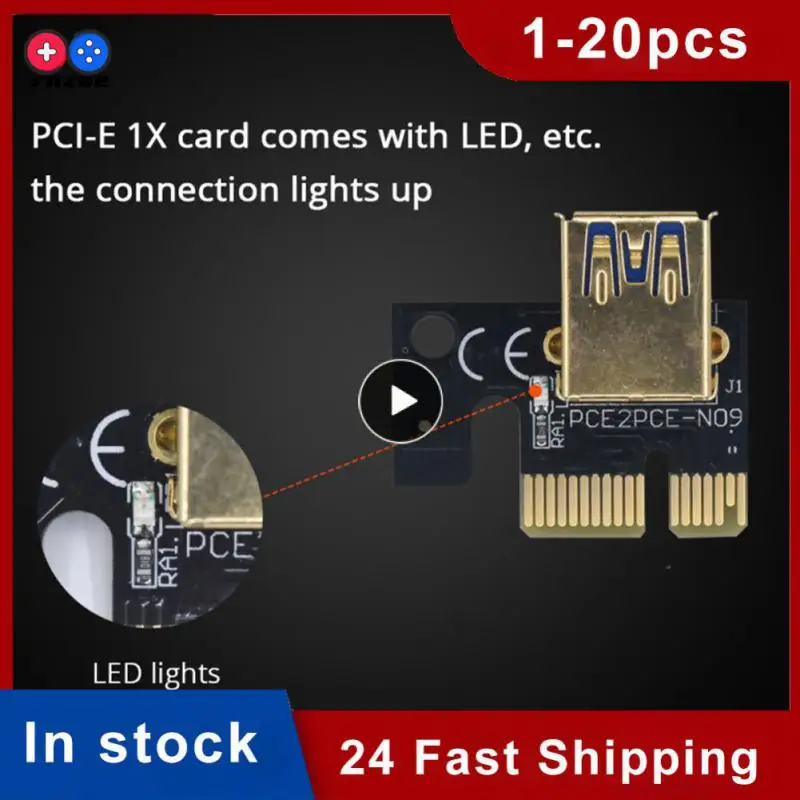 

Upgrade 8 Capacitors Ver 010s Plus Adapter Card 6pin Interface Stable 16x Adapter Card The Pci-e Gpu Extender Is Powerful Safe