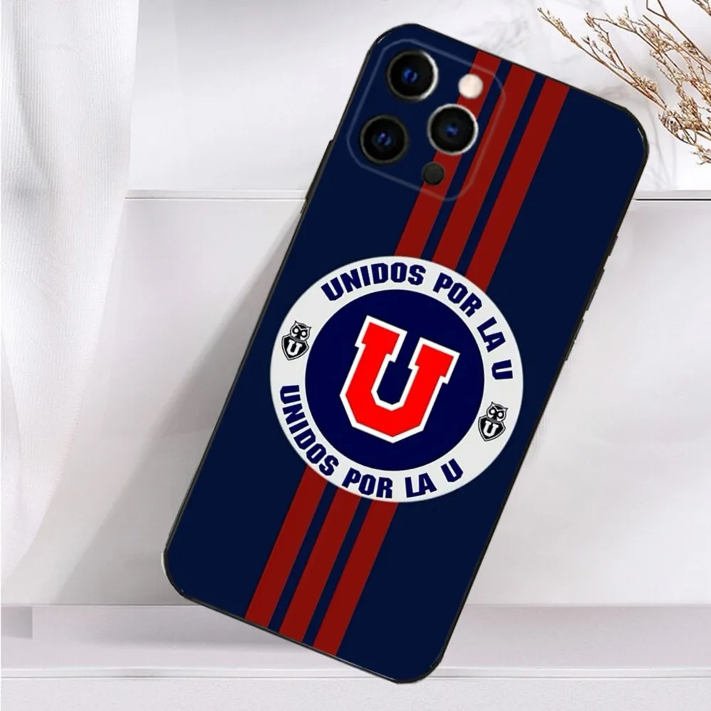 C-Chiles U-Universitys Logo Phone Case For iPhone 16 15 14 13 12 11 Plus Pro Max XS X XR SE Mini 8 7 Soft Silicone Black Cover