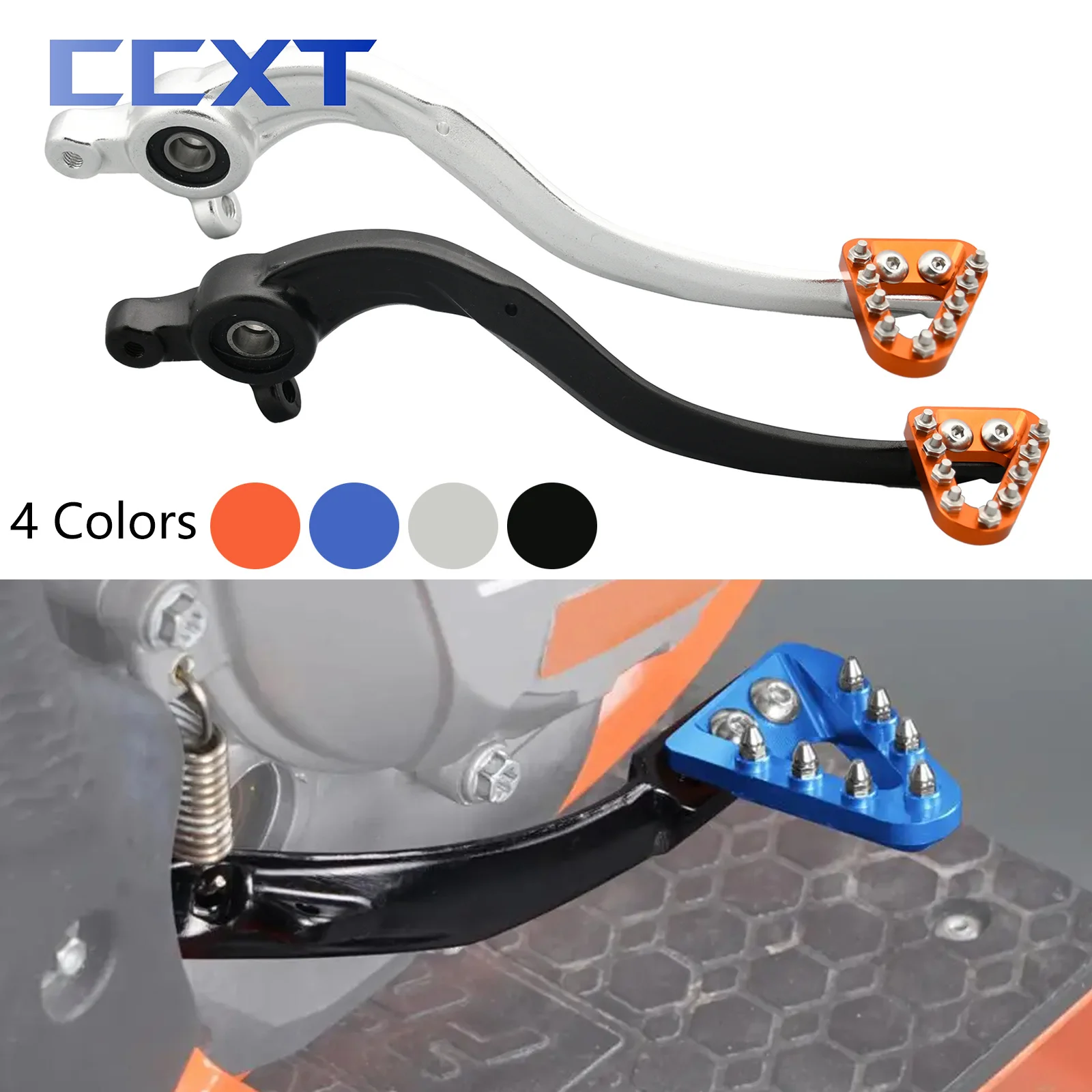 Алюминиевый задний тормозной рычаг для мотоцикла с ЧПУ педаль ножной стержень