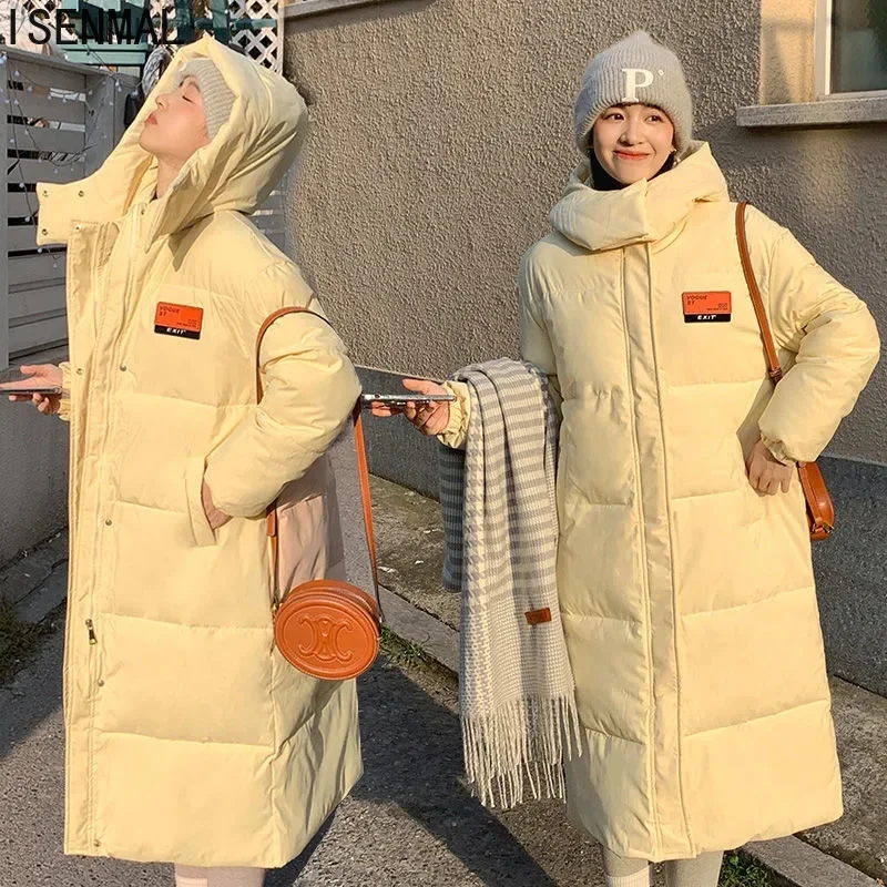 New Winter Women Jacket Long Parkas Female Hooded Thick Warm Jackets Cotton Padded Parka Windproof Casual Student Coat