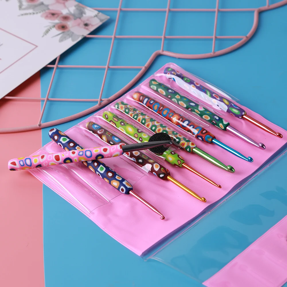 

9 шт., набор крючков для вязания, 2-6 мм