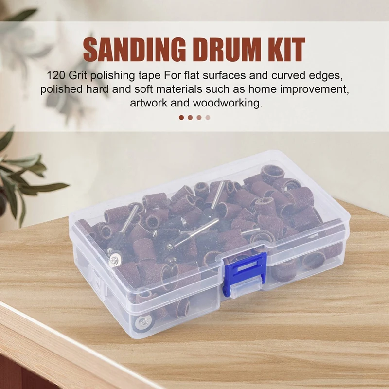 Набор из 132 шт. барабанных шлифовальных станков с бесплатной коробкой включая 120