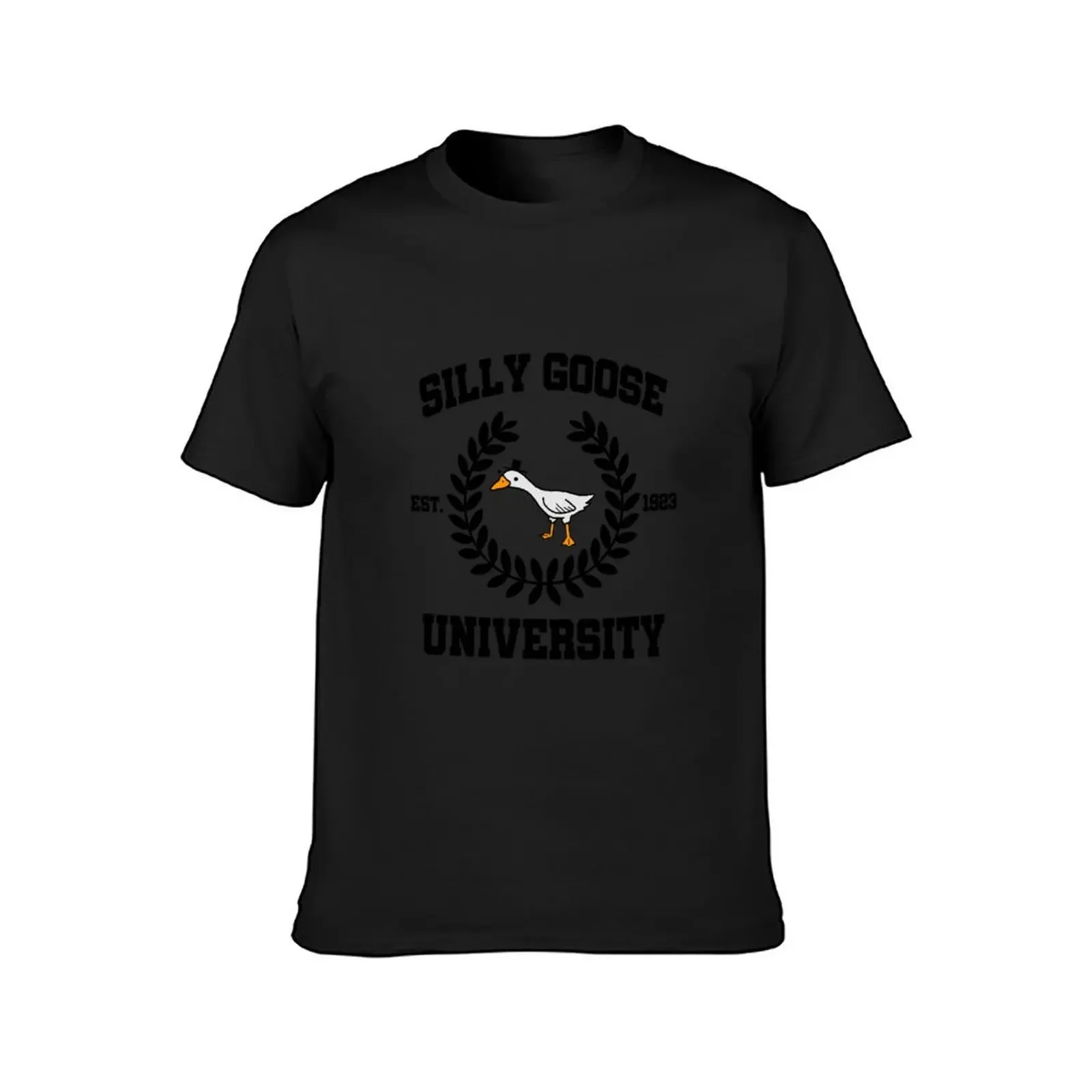Футболка Silly Goose University летние топы подарки для парня быстросохнущие рубашки с