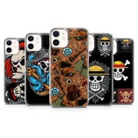 skull phone case for iphone 13 12 11 pro max mini xs x xr 8 7 plus 6s 6 se 2020 transparent cover