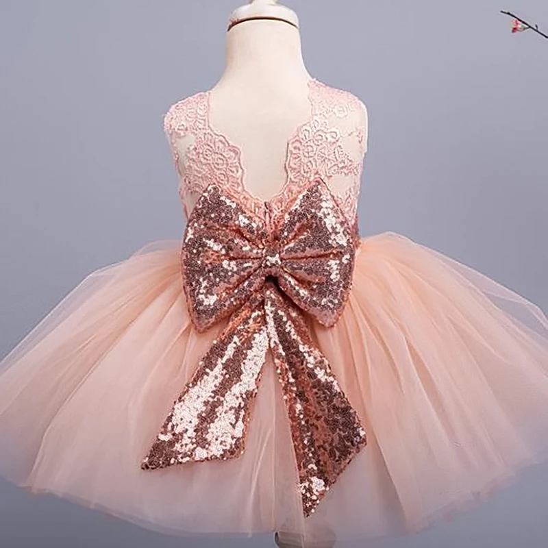 

Eveing Dress for Girls Wedding Party Dress for1 2 3 4 5 Years Girls Children's Elegant Bow Dress Baby Girl Formal Tutu Vestidos