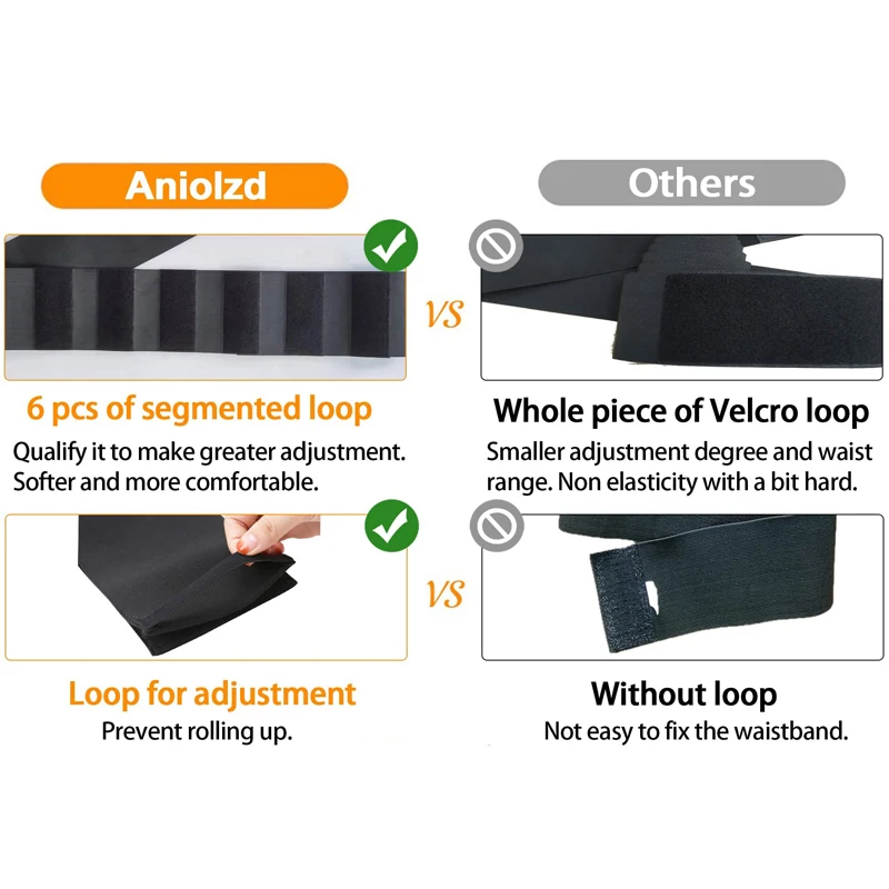 Женский тренировочный пояс невидимый для живота регулируемый тренировок в
