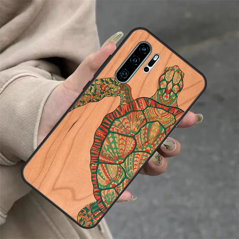 Чехол с рисунком черепахи для Huawei Nova 9 SE 10 5T 11i 8i 7i 3i Y61 Y91 Y60 Y70 Y90 P20 P40 Lite P30 Pro чехол