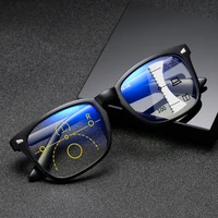 new progressive multi focus anti blue light reading glasses intelligent automatic zoom far dual light function presbyopia