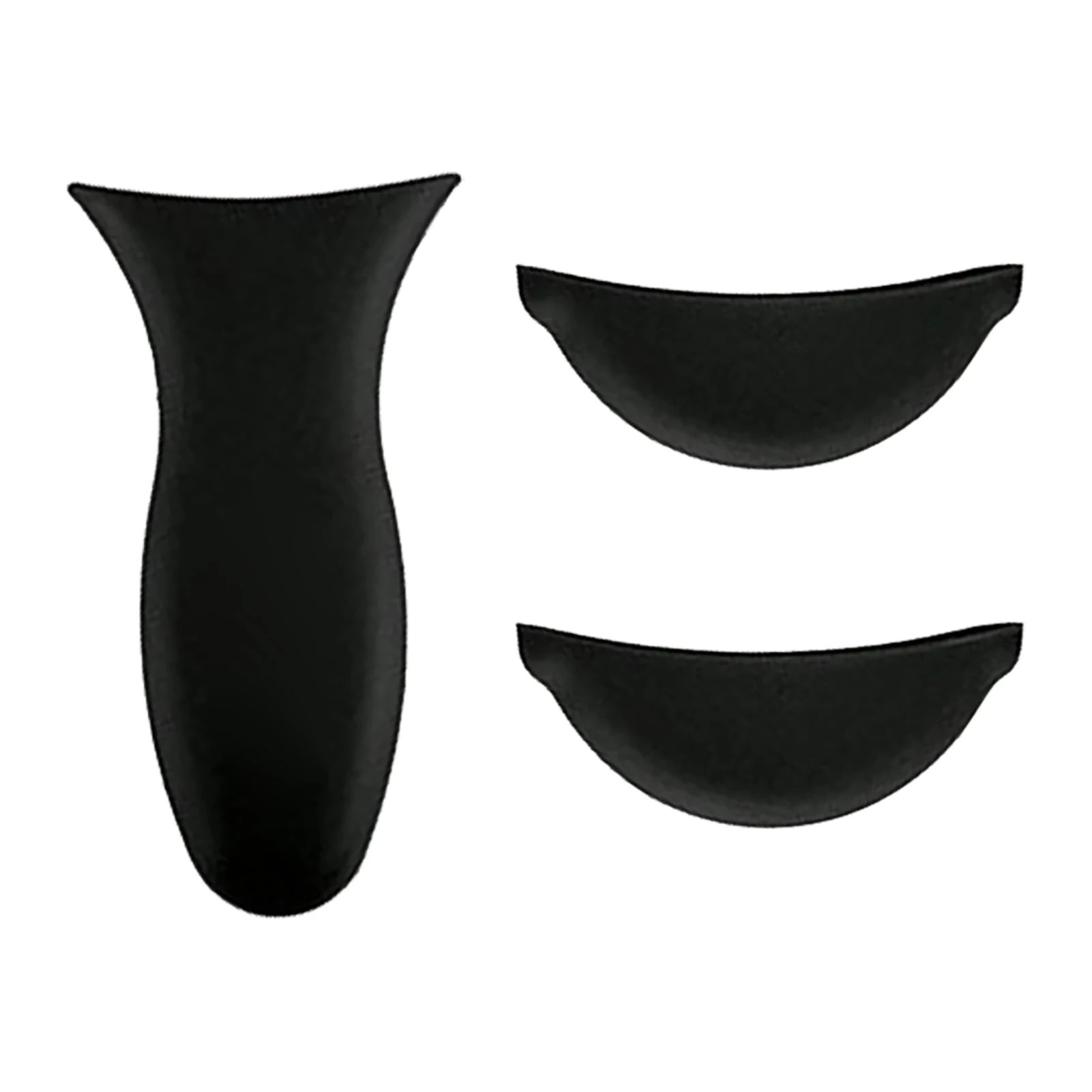 

3pcs Restaurant With Pot Grip Sleeve Home Kitchen Hot Handle Holder Set Heat Resistant Silicone Solid For Cast Iron Skillet Pan