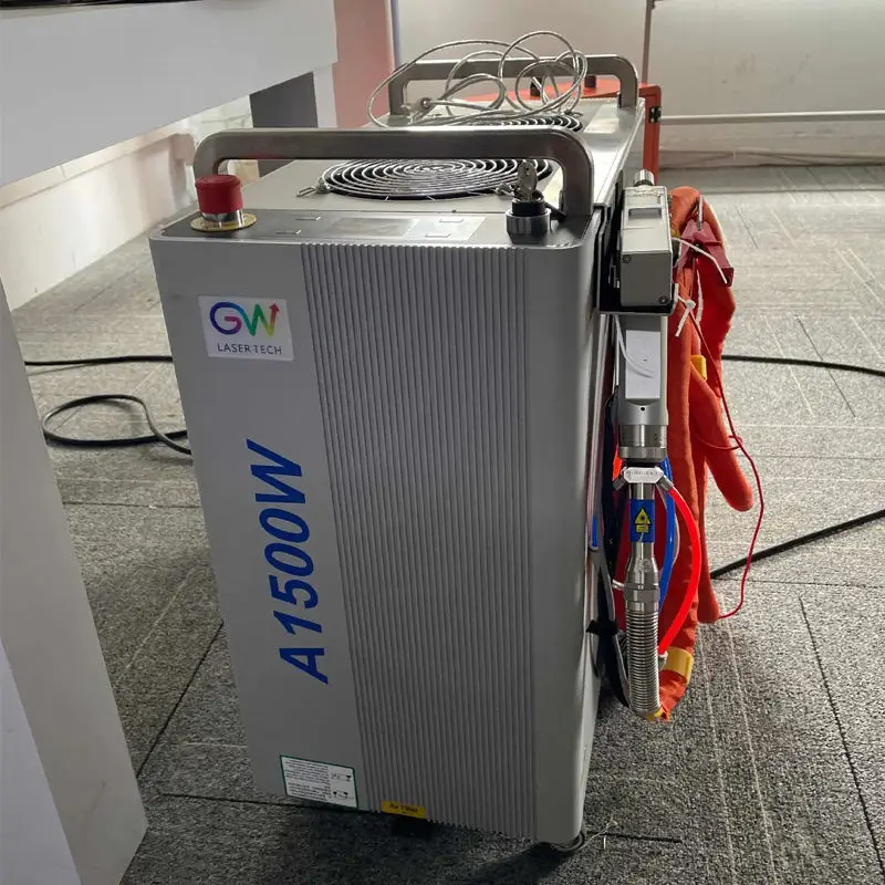 Портативный лазерный сварочный аппарат GW 1500 Вт волоконно-лазерный с воздушным