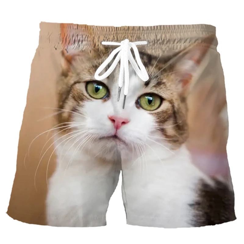 Шорты мужские пляжные с 3D-принтом шорты для отдыха и спорта фитнеса