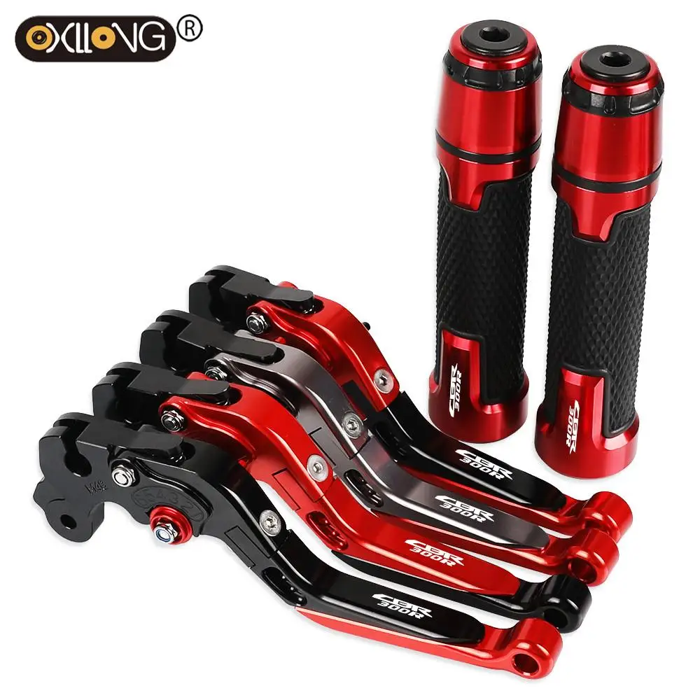 

Motorcycle Brakes Tie Rod Handbrake Brake Clutch Levers Handlebar Hand Grips ends FOR HONDA CBR300R 2014 2015 2016 2017 2018