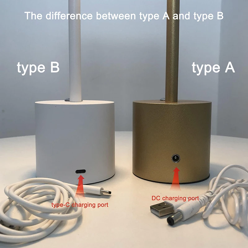 Светодиодная аккумуляторная USB настольная лампа Jianbian беспроводная сенсорная