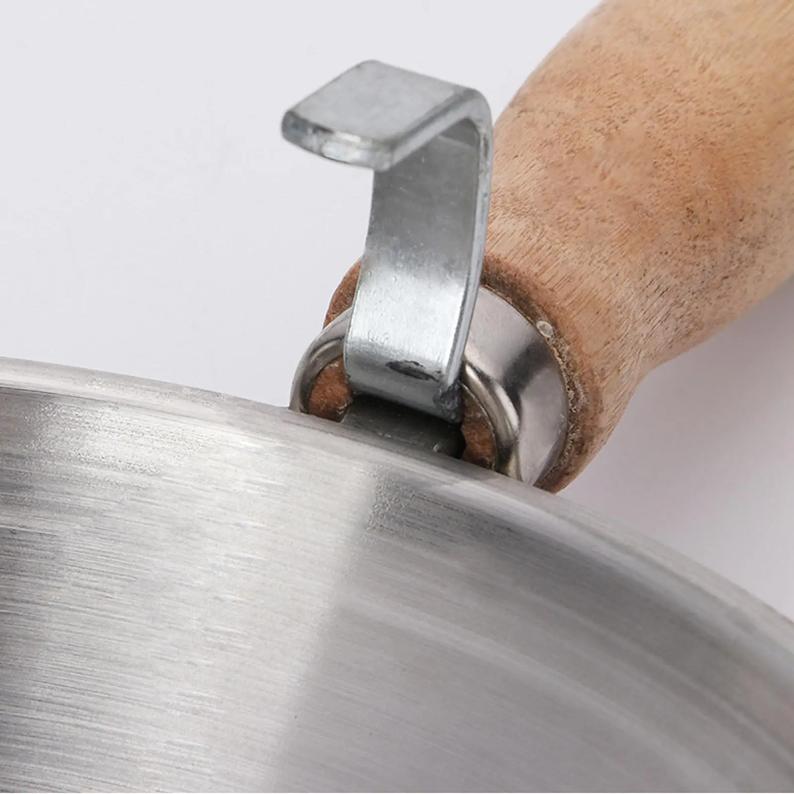 Cement Bucket Scoops Construction Tool Bowl Wooden Handle Home Renovations DIY
