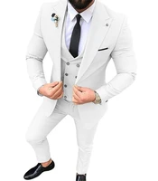 3 piece white mens suit 2022 wedding tuxedos slim fit bridegroom groomsmen business party prom blazerjacketpants tievest%ef%bc%89
