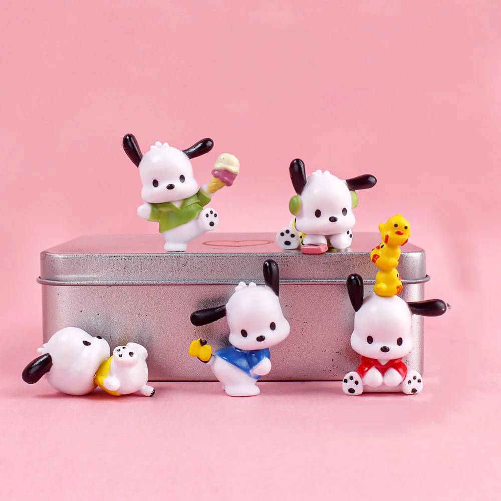 

5 шт., Декоративные Мини-куклы для украшения торта Sanrio