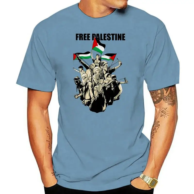 

Free Safe Gaza Palestine T Shirt Vintage Customize Super Summer Top Designer Shirt Summer Style Trendy Short Sleeve