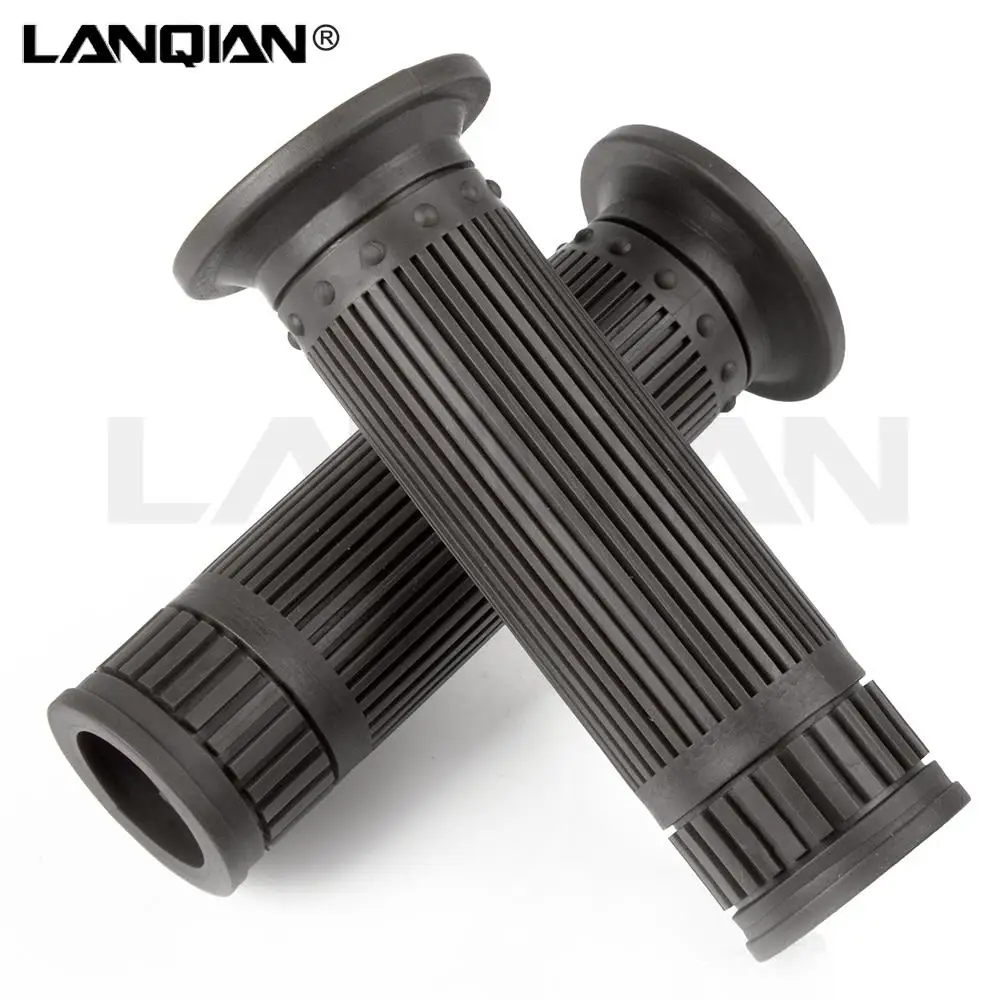 Резиновые Нескользящие ручки 1 пара для мотоцикла аксессуары езды на мотоцикле 25