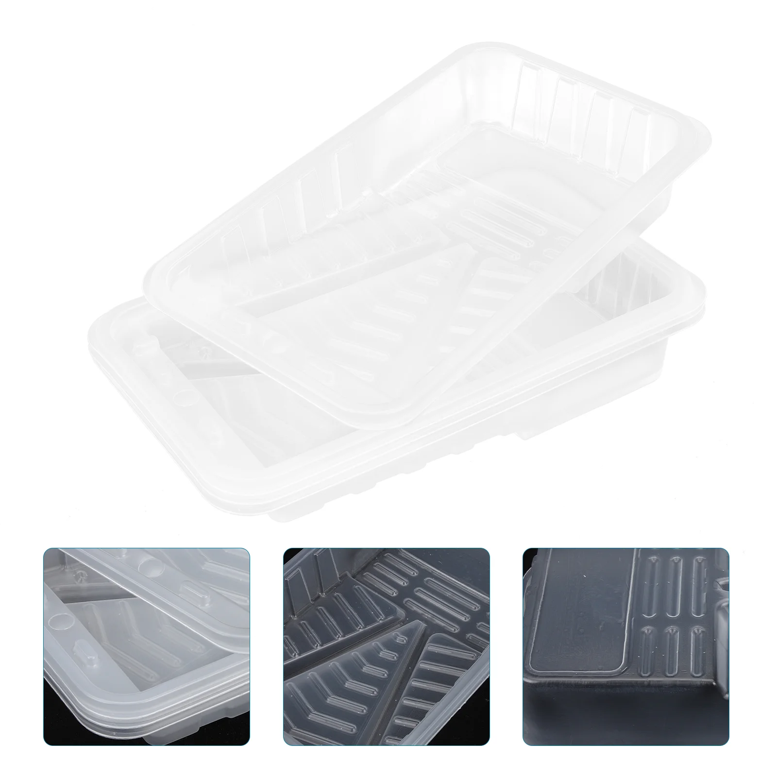 

4Pcs Tray Liner Roller Tray Pans Trays Supplies