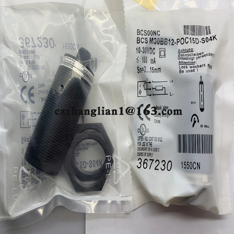 Совершенно новый Бесконтактный переключатель модель BCS M30BBI2-PSC15D-S04K полная