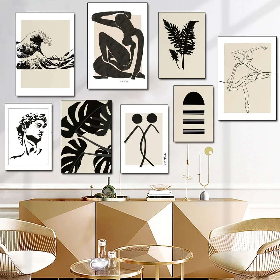 Настенный постер Матисс Классический абстрактный настенный плакат с