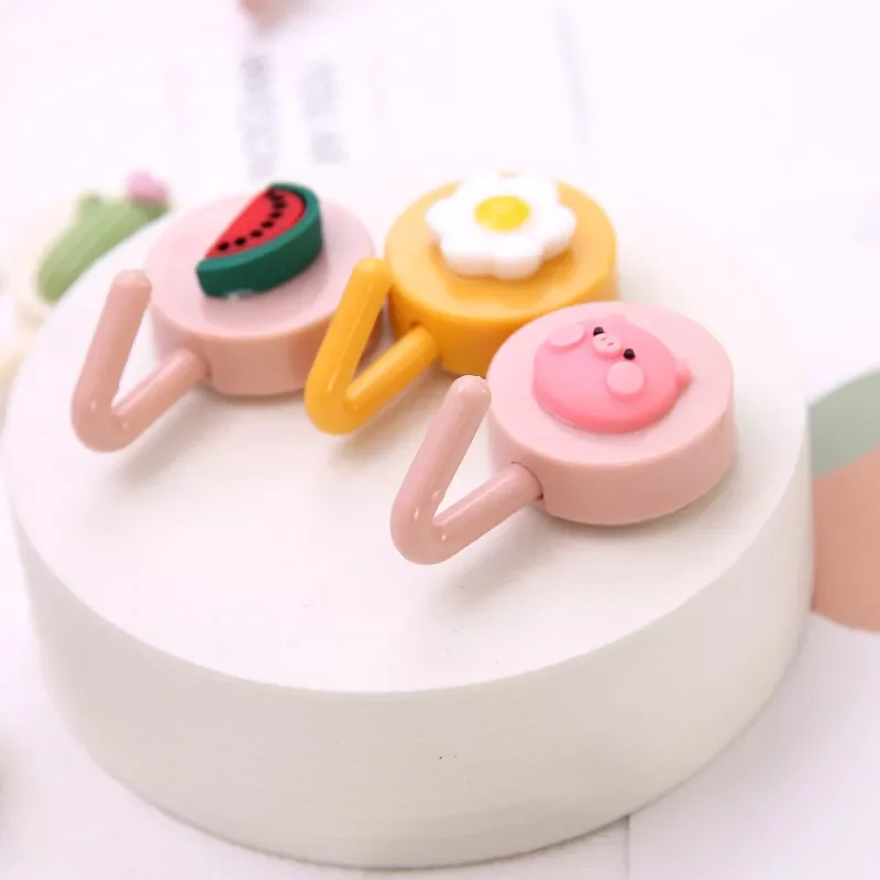 

Cartoon Animals Wall Hook for Key Holder Coat Towel Hanging Bathroom Kitchen Plastic Organizer Wall Decor Home Accessories