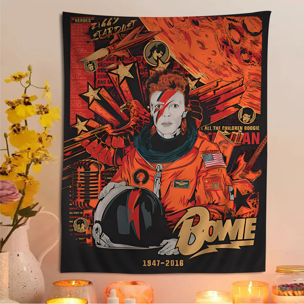 Большой Настенный гобелен с рисунком британской рок-певицы подвесной Таро хиппи