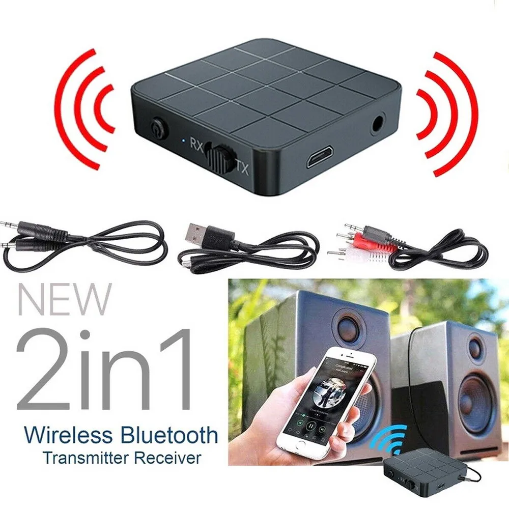 

For Car Bluetooth 5.0 Wireless Receiver Transmitter AUX RCA 3.5MM Jack USB Music Stereo Wireless Adapters Auto TV PC Speaker