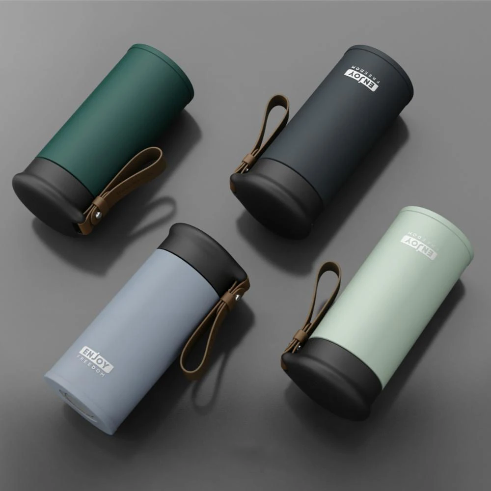 

In Car Coffee Mug Insulated Water Bottle Travel Drinking Kettle 280/450ml Double Wall Thermos Cup Stainless Steel Vacuum Flasks