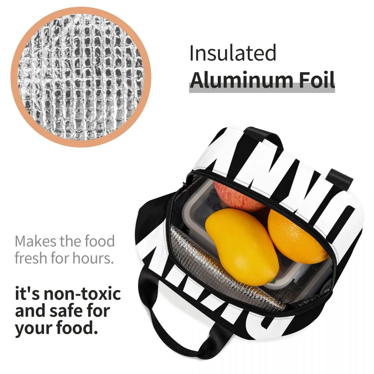 Модные аксессуары для ланч-боксов DKNYs портативная Изолированная термальная