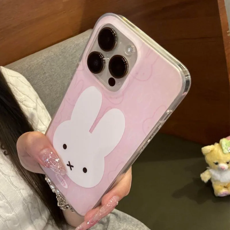 Новый Милый Мягкий чехол для Iphone16/15Promax1 4/13/12/11 розовый милый модный мягкий подарок