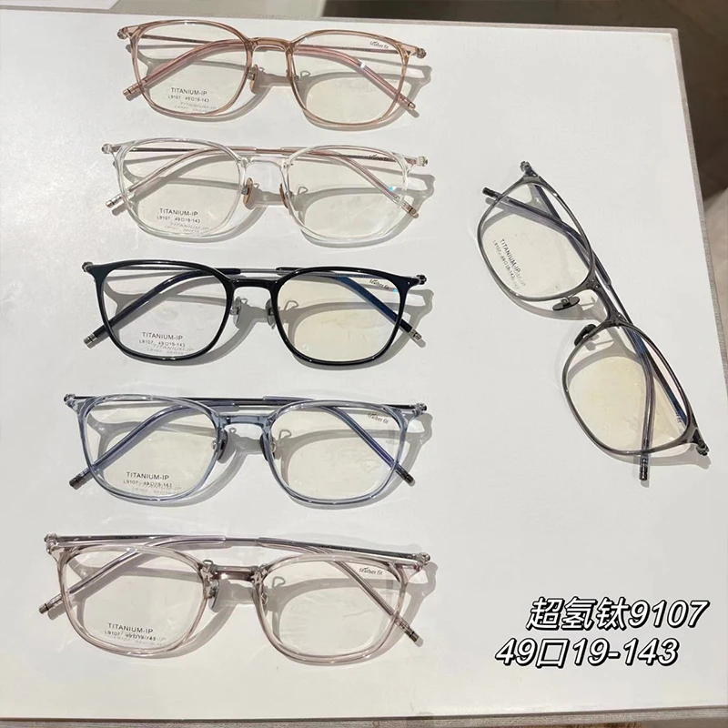 MOMOJA Новые Титановые оправы для очков ретро круглые брендовые дизайнерские очки