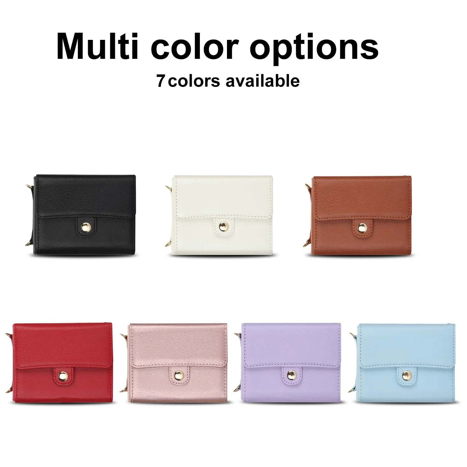 Чехол для Motorola Razr 40 многоцветный матовый простой кожаный многофункциональный