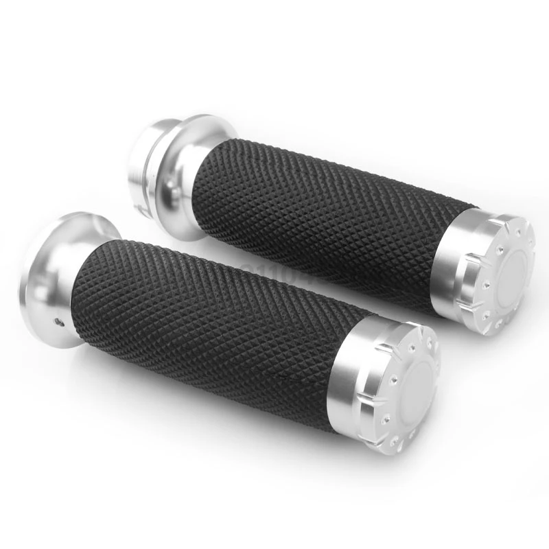 

Универсальная ручка для мотоцикла 1 "25 мм, черные/хромированные ручки для Harley Touring Sportster XL Dyna VRSC Softail