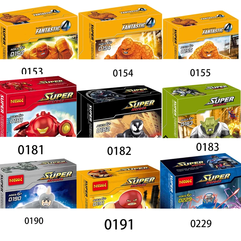 Decool0153 Decool0191 0229 0190 0181 0183 0154 аниме игрушки строительные блоки для мальчиков и