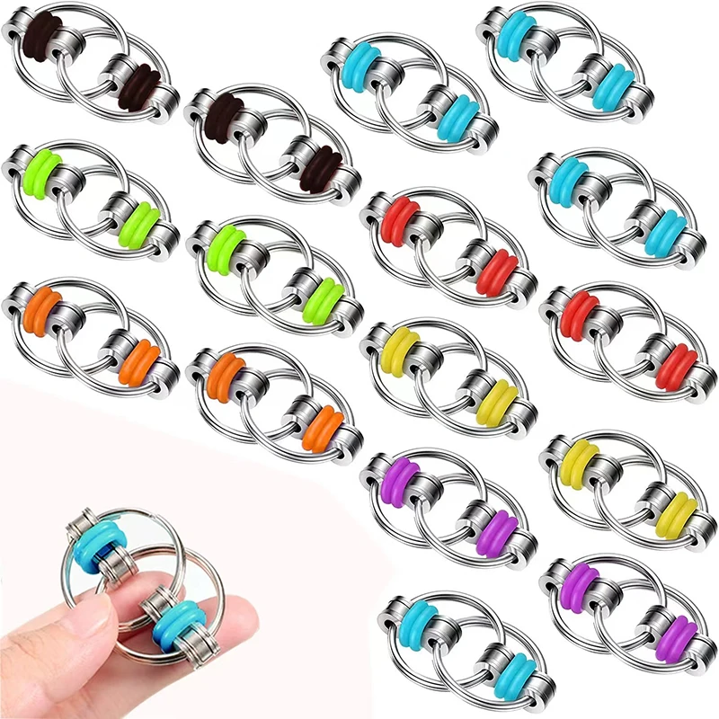 

Fidget Toy Original Chain Toys Perfect for ADHD Anxiety and Autism Reducer for Adults and Kids Stress Relief Toy Figet Spinner