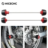 nicecnc front rear axle slider fork protector guard cover for honda xr650l xr 650l 650 l 1993 2022 2021 motorcycle accessories