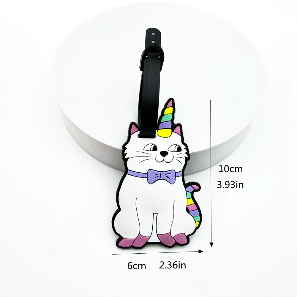 2 Упаковки Багажных Бирок С Милыми Животными И Котятами Подвесные