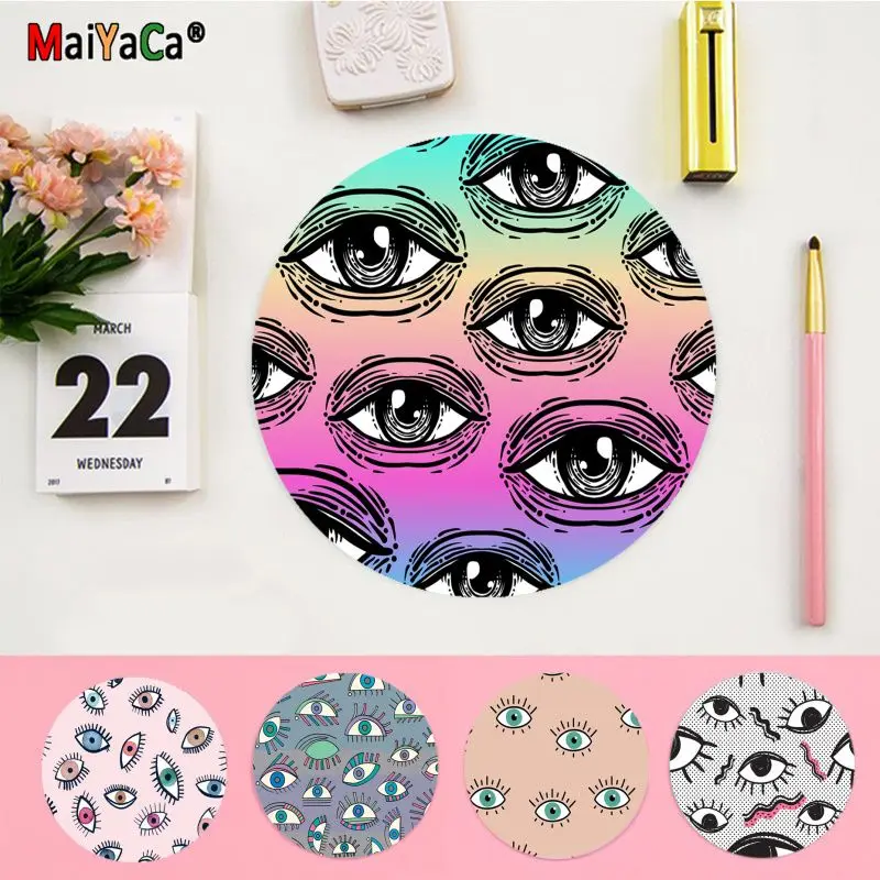 

Cool New Evil Eye Rubber PC Computer Gaming mousepad gaming Mousepad Rug For PC Laptop Notebook