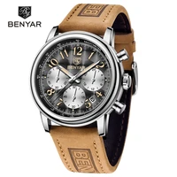wristwatches quartz watch men military chronograph benyar mens watches reloj hombre luminous waterproof sport male watches 2022