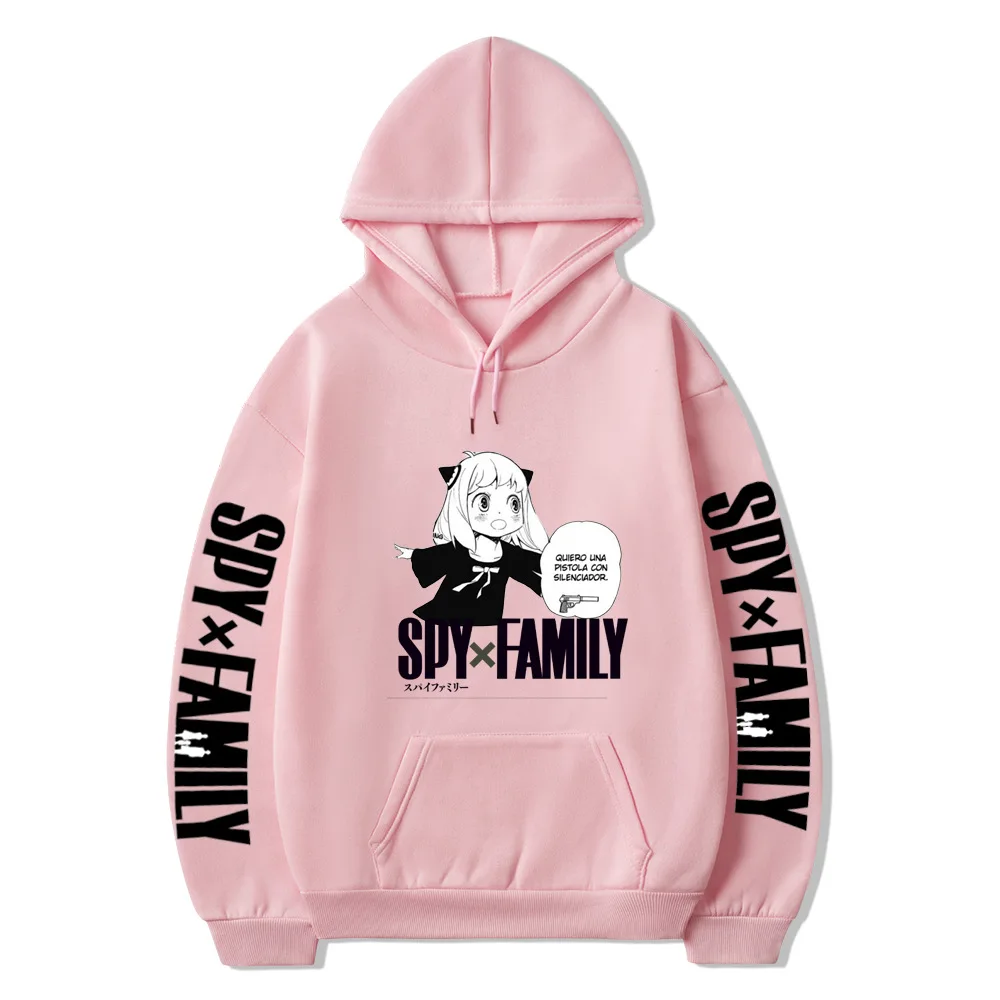 Толстовка с принтом Spy X Family в стиле аниме модная женская городская уличная одежда