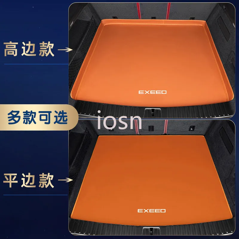 Фото Коврик в багажник для Exeed Yaoguang Lanling Yunyi Sterra ET ES TXL Zhuifeng 2019-2024, полное покрытие, аксессуары для салона №2