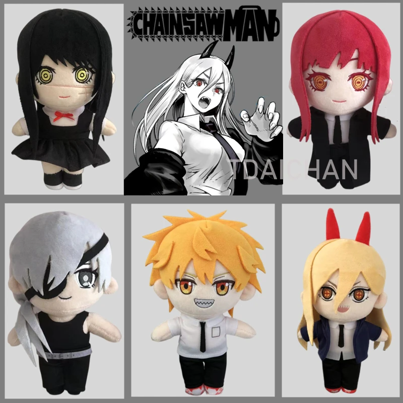 

Chainsaw Man Mitaka Asa Denji Power Makima Quanxi Plush Dolls Cosplay Anime Cartoon Soft Toys Birthday Gifts 20cm