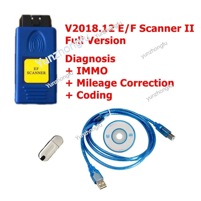 

Лучшее качество V2018.12 E/F сканер II Полная версия для диагностики BMW EF + IMMO + коррекция пробега + кодирование