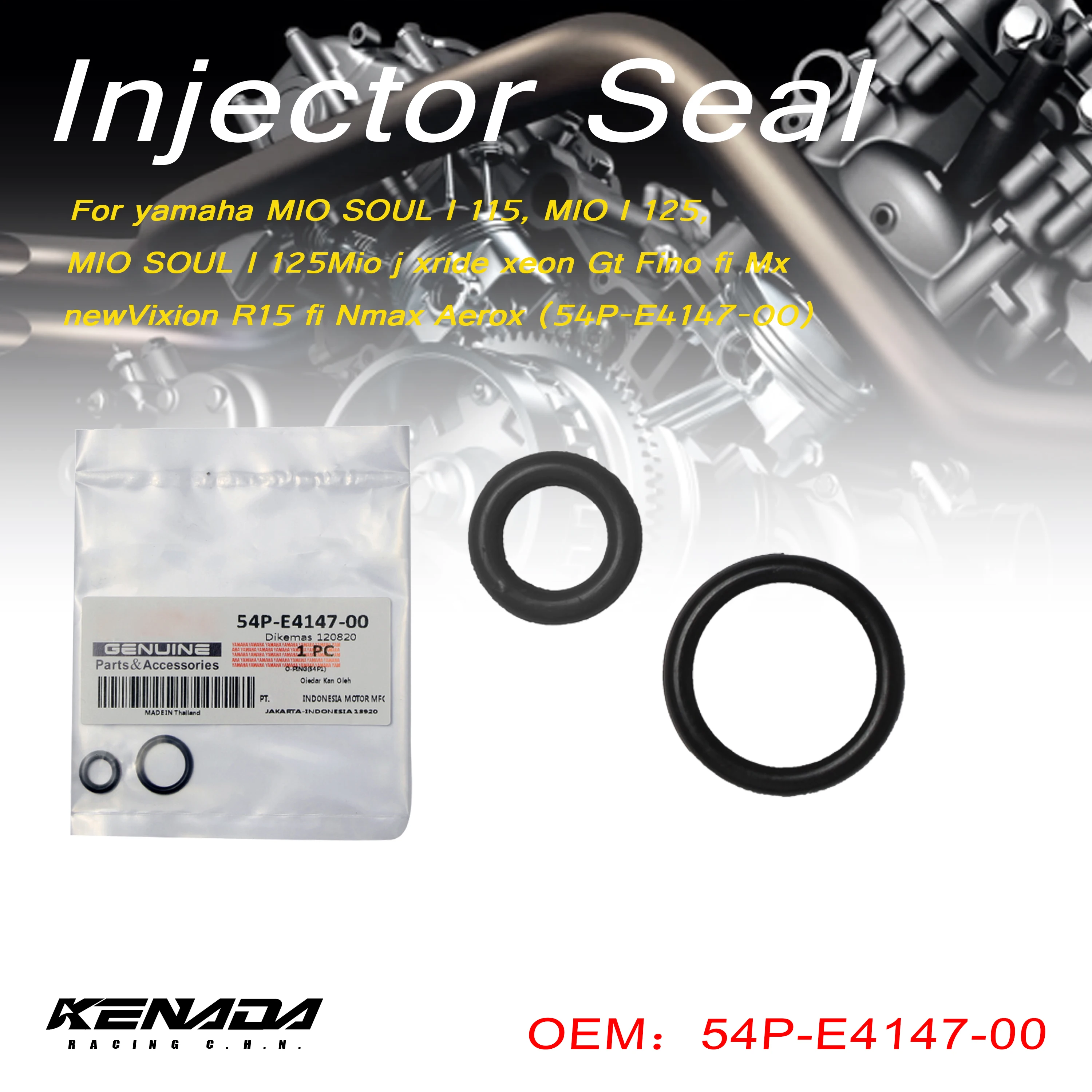 Форсунка для yamaha MIO SOUL I 115 MIO I 125 MIO SOUL I 125Mio j xride xeon Gt Fino fi Mx Vixion R15 Aerox (54P-E4147-00)