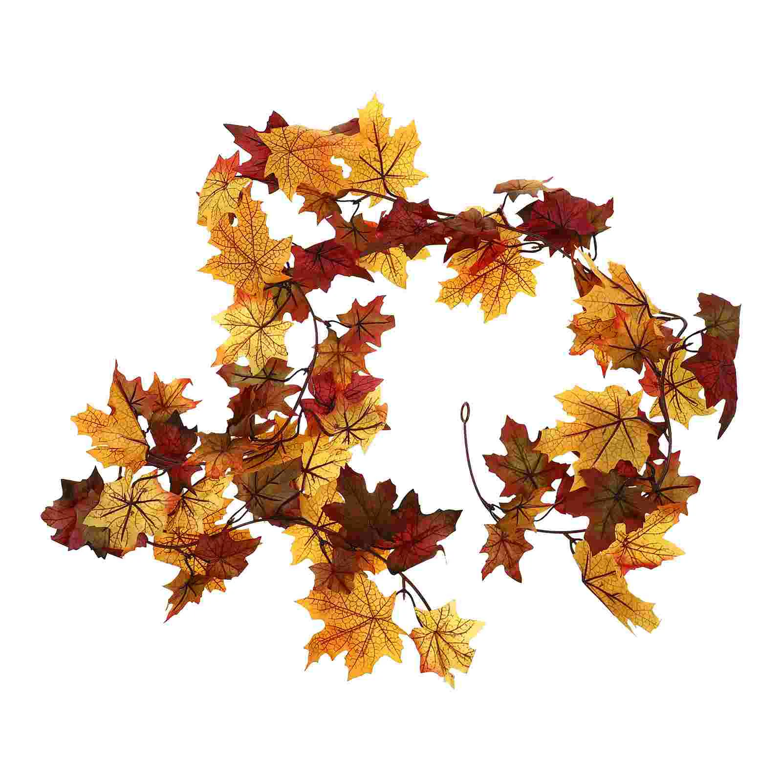 

Simulated Maple Leaf Rattan Fall Decorations Party Household Hanging Ornament Festival Halloween Garland Autumn Artificial Vine