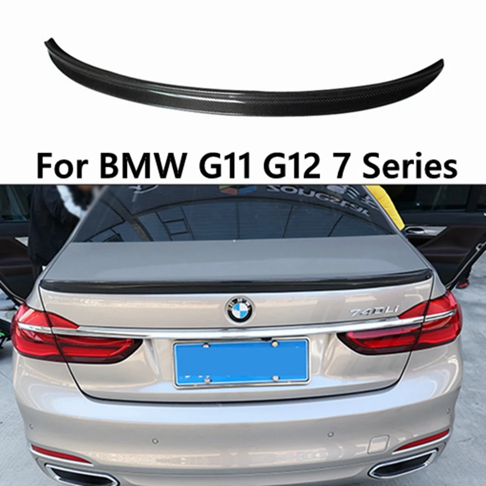 

For BMW G11 G12 7 Series Car 740i 750i 760i Sedan Spoiler 2016-2021 Carbon Fiber Rear Spoiler Boot Wing AC Style