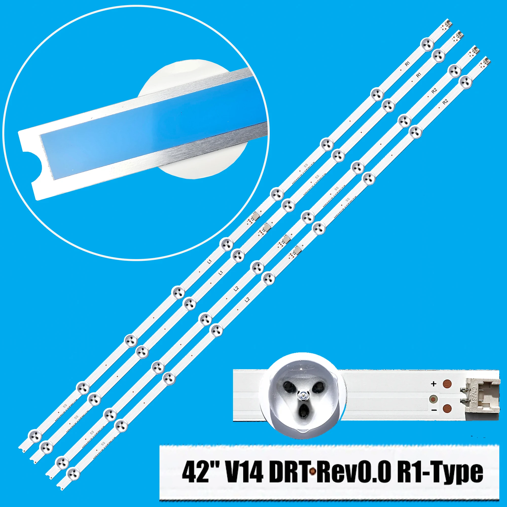 

Светодиодная лента подсветки для 42PFH6309/88 42PFH5609/12 42PFH6309 42PFK5209/12 42PFT6309/60 42LA6300 42PFH5209 42PFH5209/12 42PFH5609