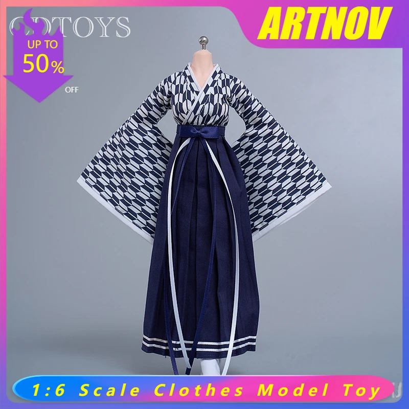 Фото Комплект одежды Cdtoys Cd058: кимоно для женской фигурки солдата в масштабе 1/6, для 12-дюймовых экшн-фигурок Tbleague Phicen Body №1