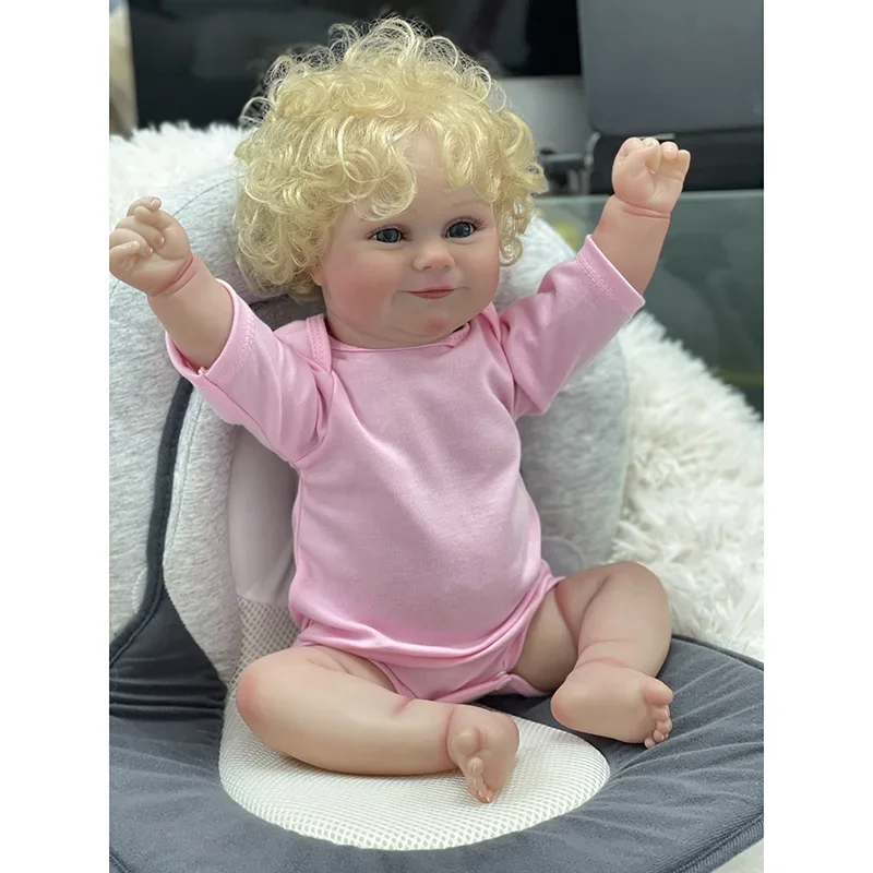 Кукла-младенец Reborn 48 см с объемной кожей многослойная картина видимыми венами